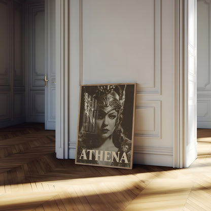 Athena Goddess Vintage Poster