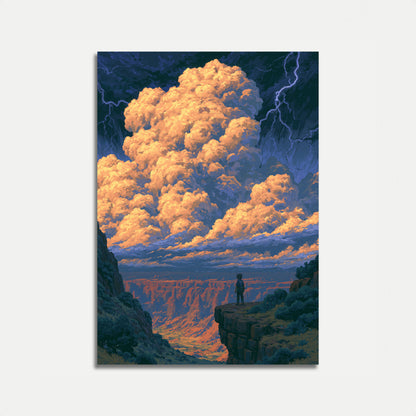 Avventura nel Canyon Tempestoso - Poster