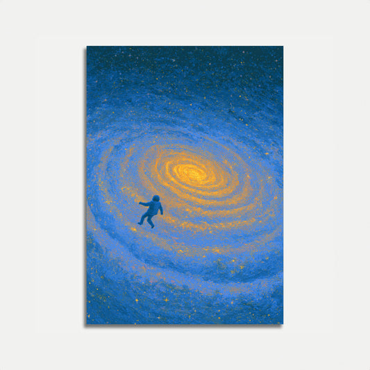 Astronaut in the Galaxy Poster