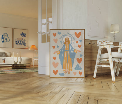 Divine Love Radiance Poster