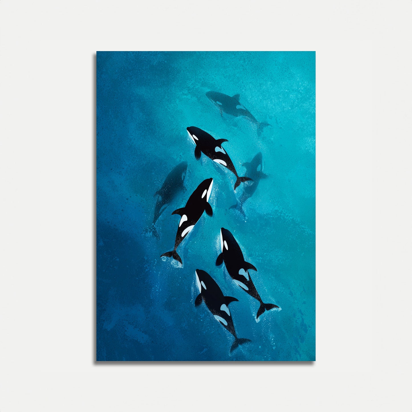 Orca Pod Ocean Journey Poster