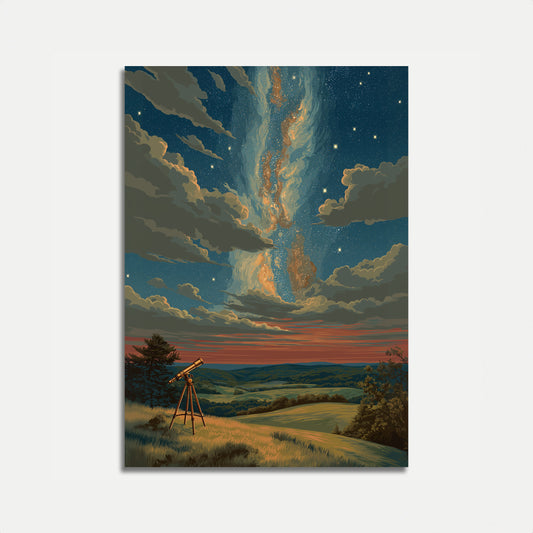 Affiche d'Astronomie Nuit Étoilée