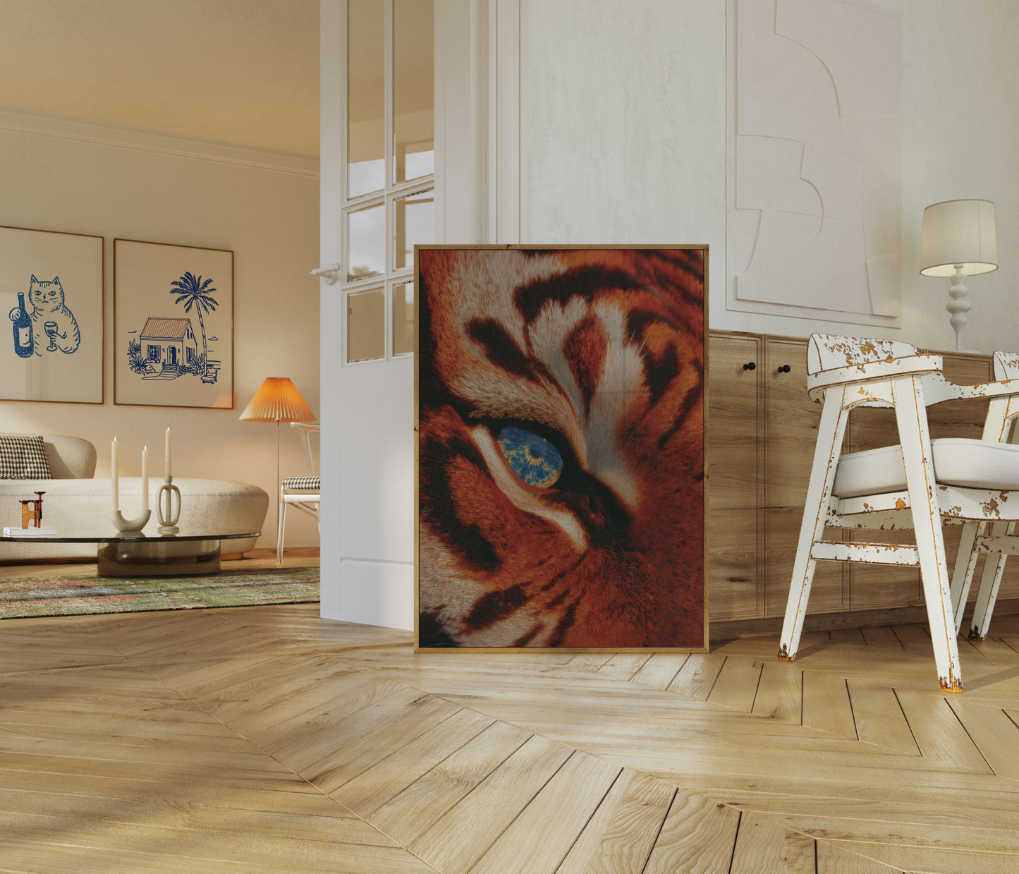 Intense Tijgeroog Poster