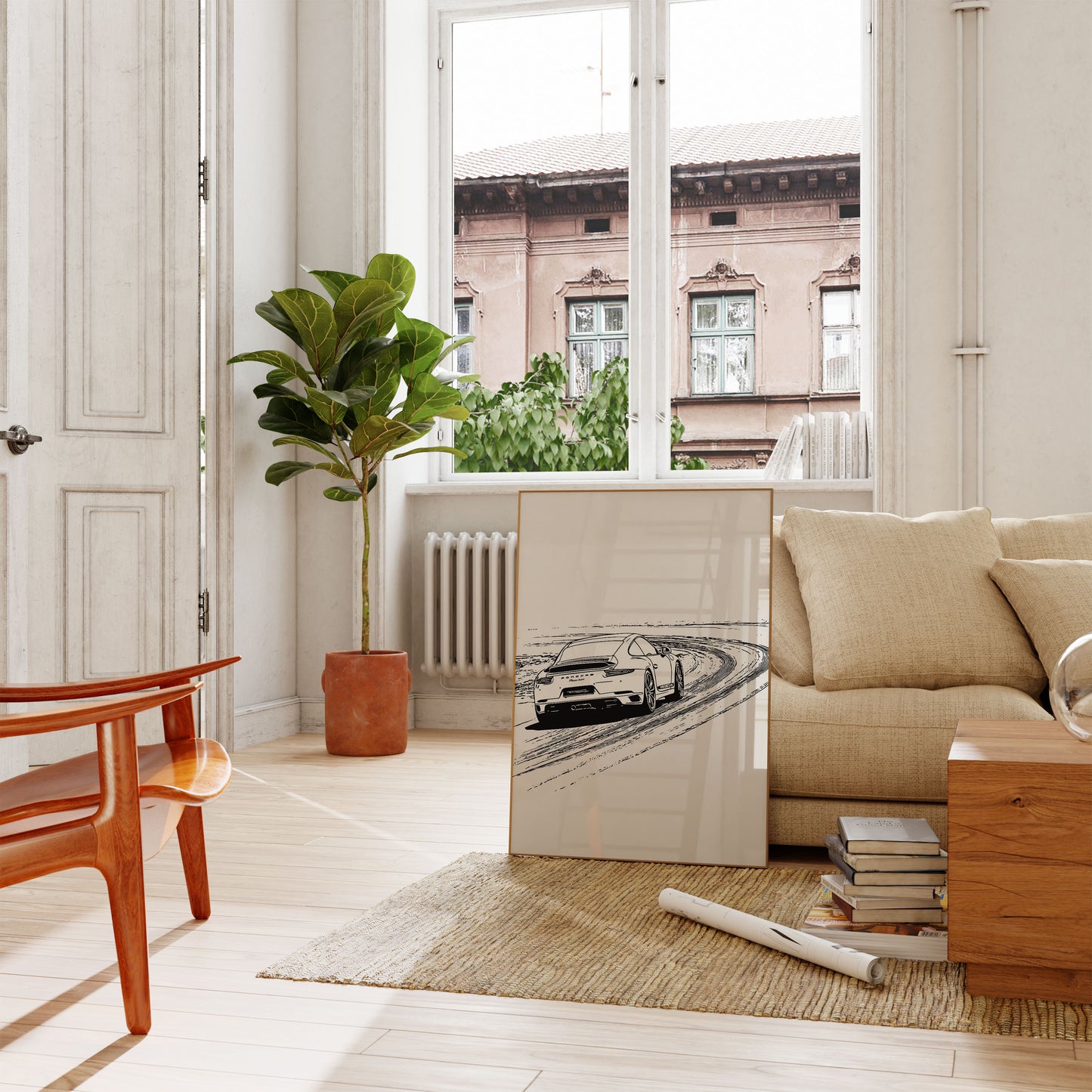 Racing Curves Porsche Poster