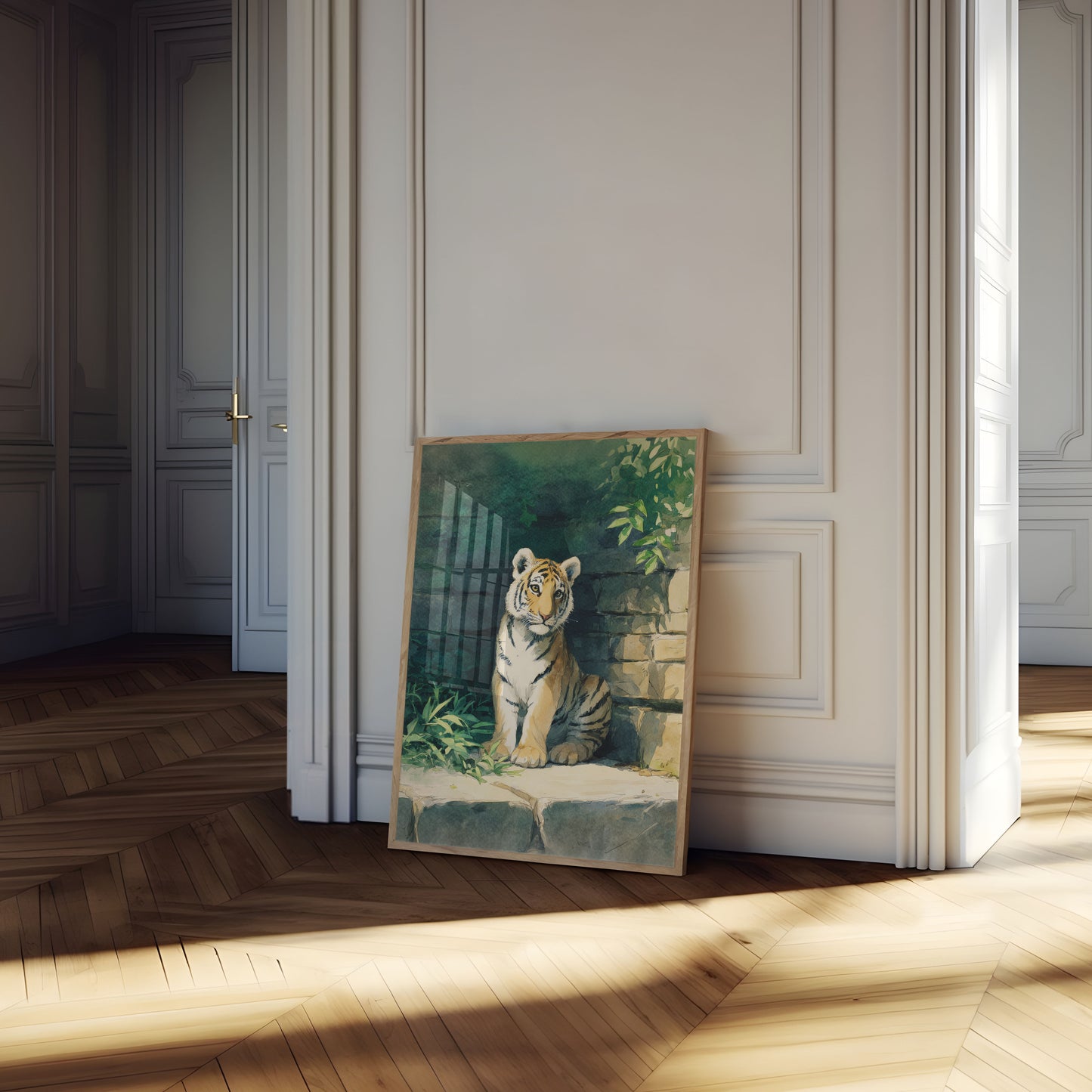 Majestic Tiger Sanctuary Poster