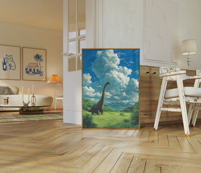 Gentle Giant Brachiosaurus Poster