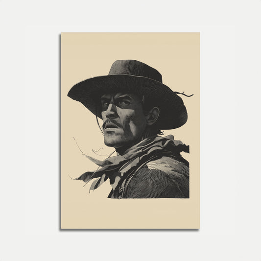 Robuster Western-Cowboy-Poster