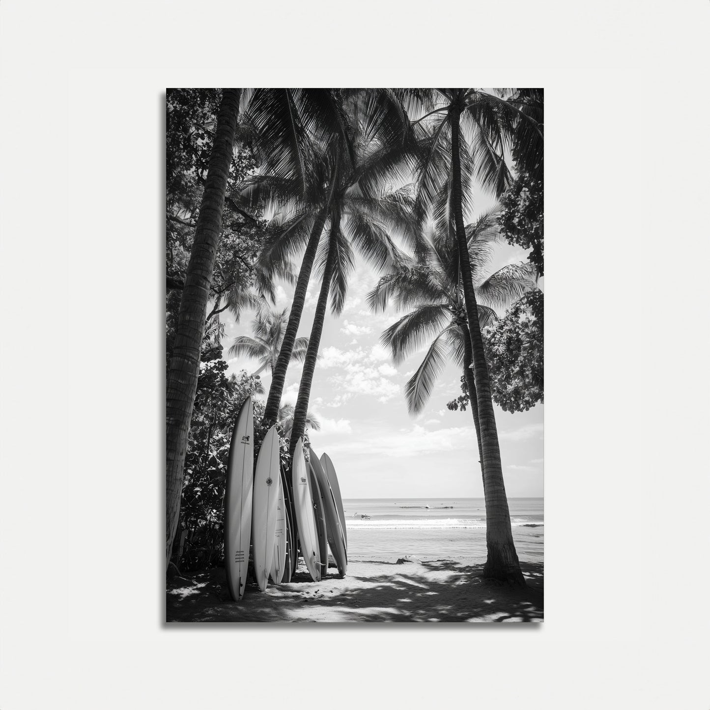 Tropical Surf Paradise Poster