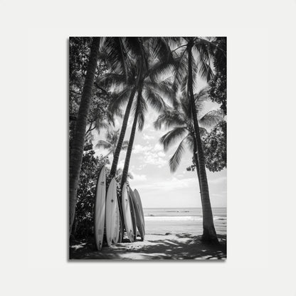 Tropical Surf Paradise Poster