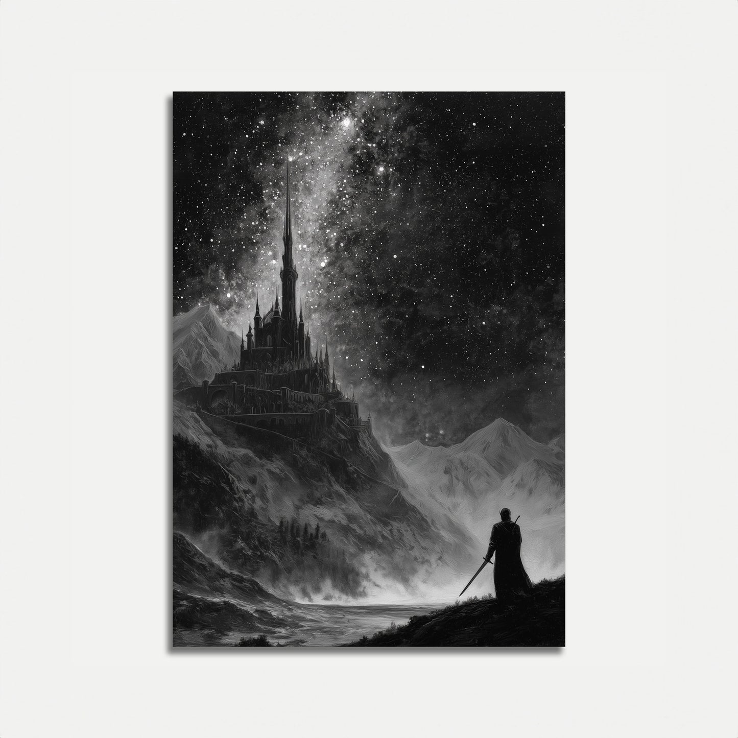 Pôster do Castelo de Fantasia Sob a Luz das Estrelas