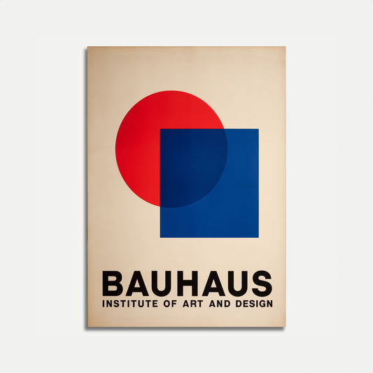 Bauhaus Geometric Design Poster