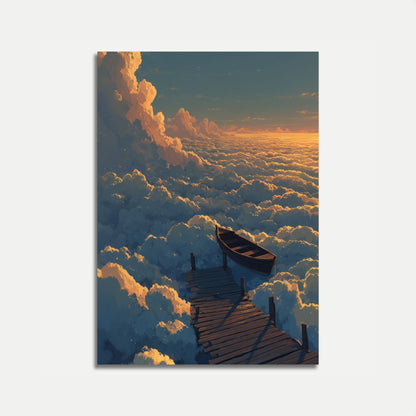 Dreaming Above the Clouds Poster