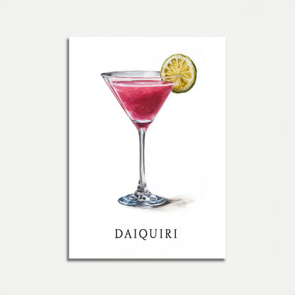 Vibrant Crimson Daiquiri Poster
