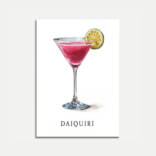 Vibrant Crimson Daiquiri Poster