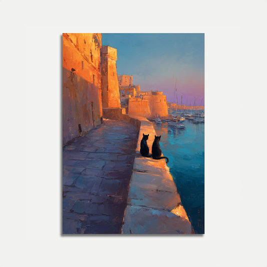 Gatti al Golden Harbor Poster