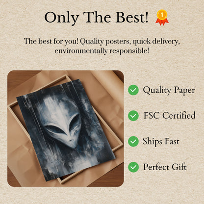 Ethereal Alien Encounter Poster