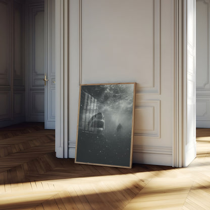 Shark Attack Underwater Poster