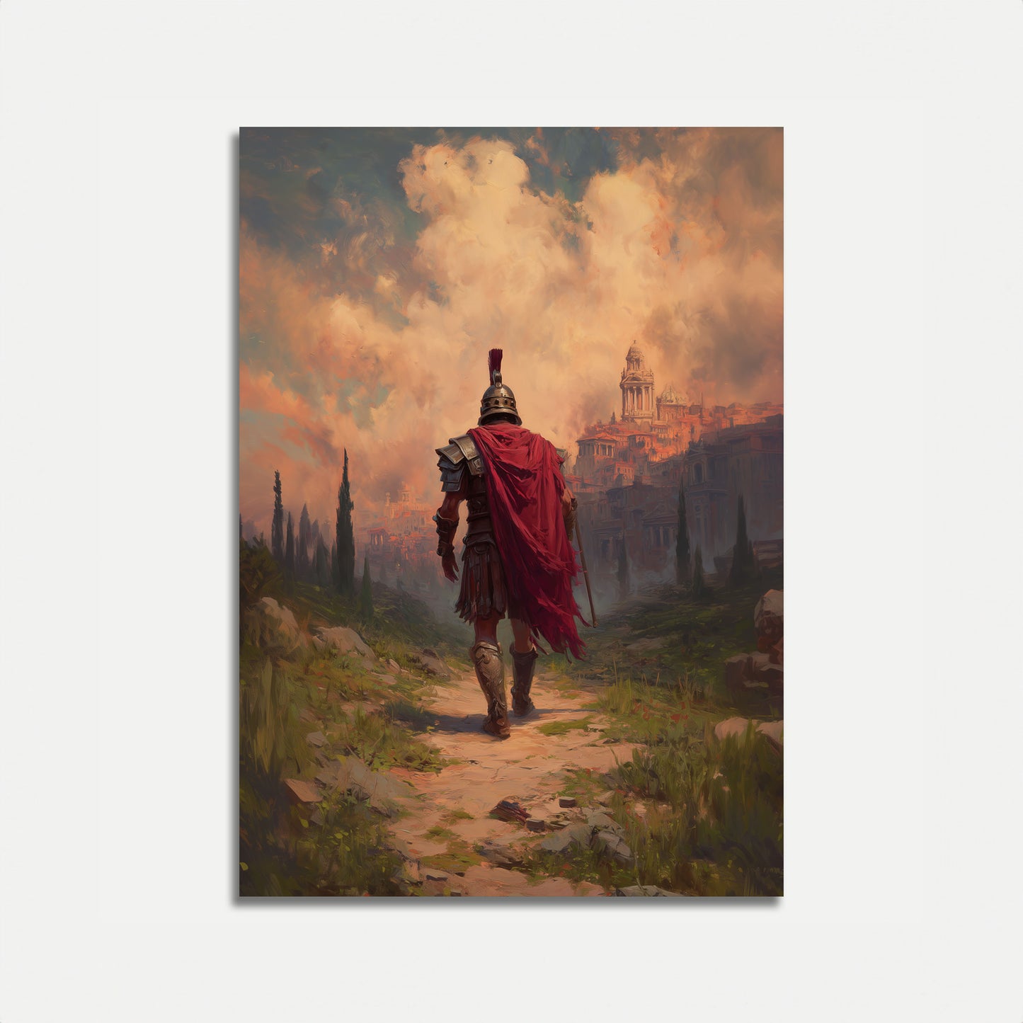 Roman Soldier's Eternal Journey Poster
