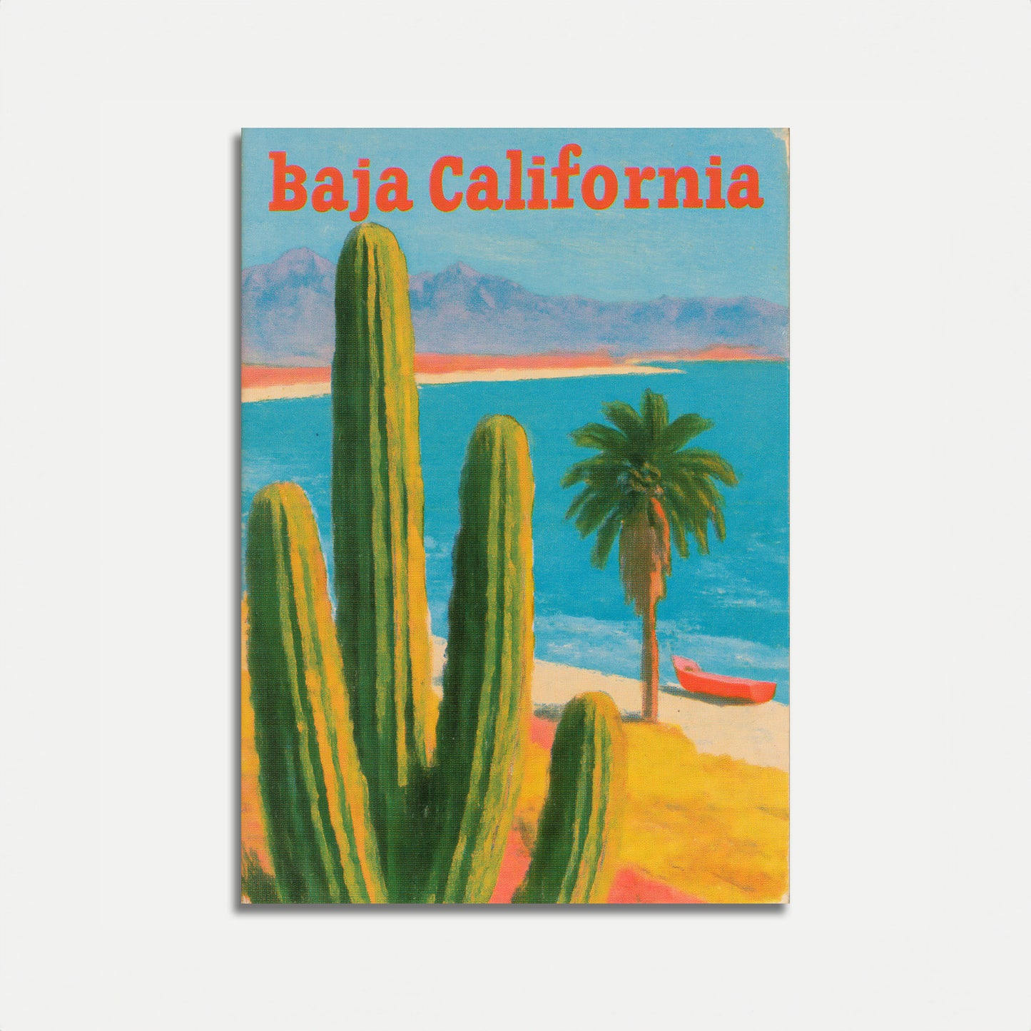 Poster Spiaggia Deserto Bassa California
