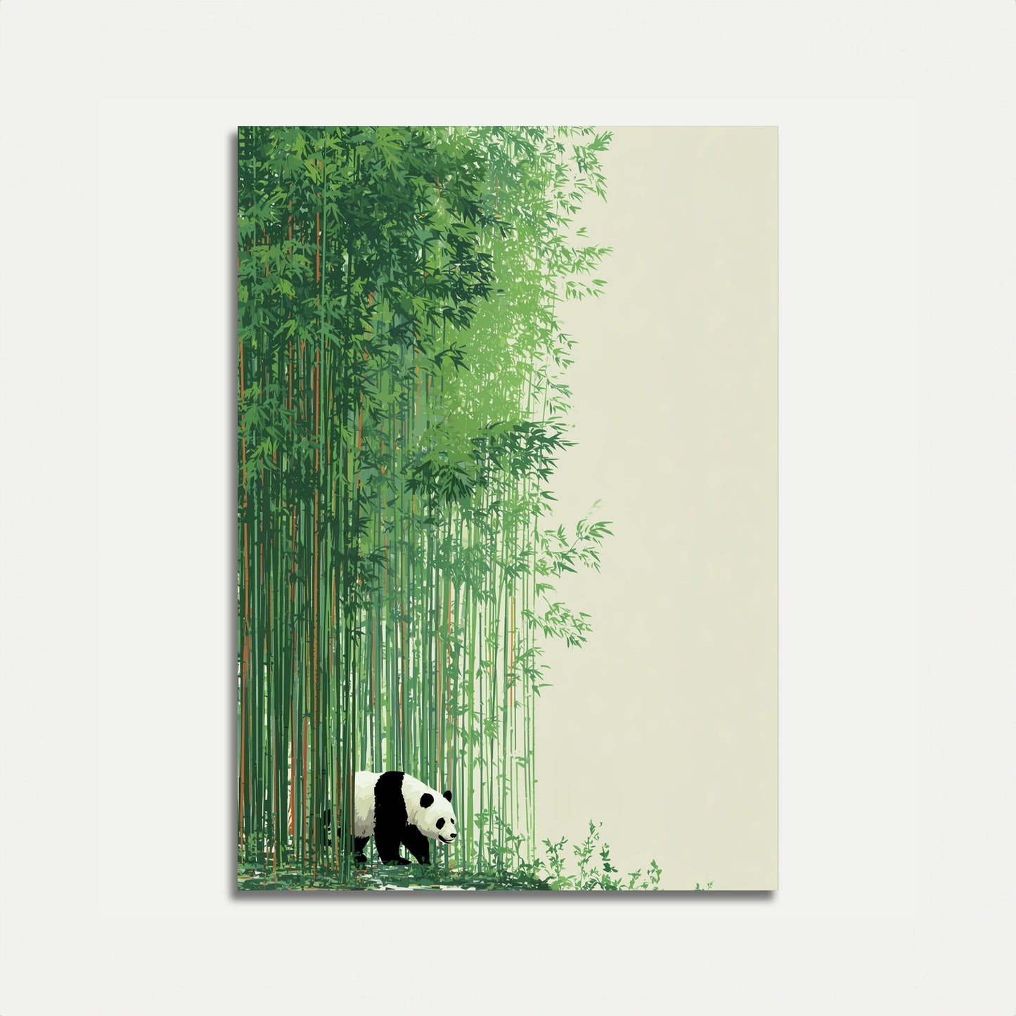 Bamboo Forest Panda Poster