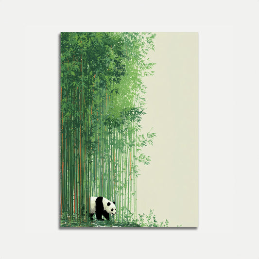 Bamboo Forest Panda Poster