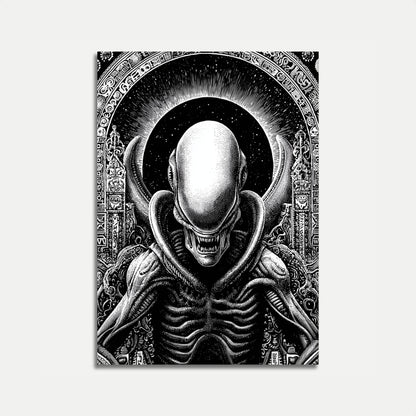 Cosmic Alien Invasion Poster