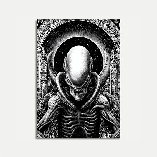 Cosmic Alien Invasion Poster
