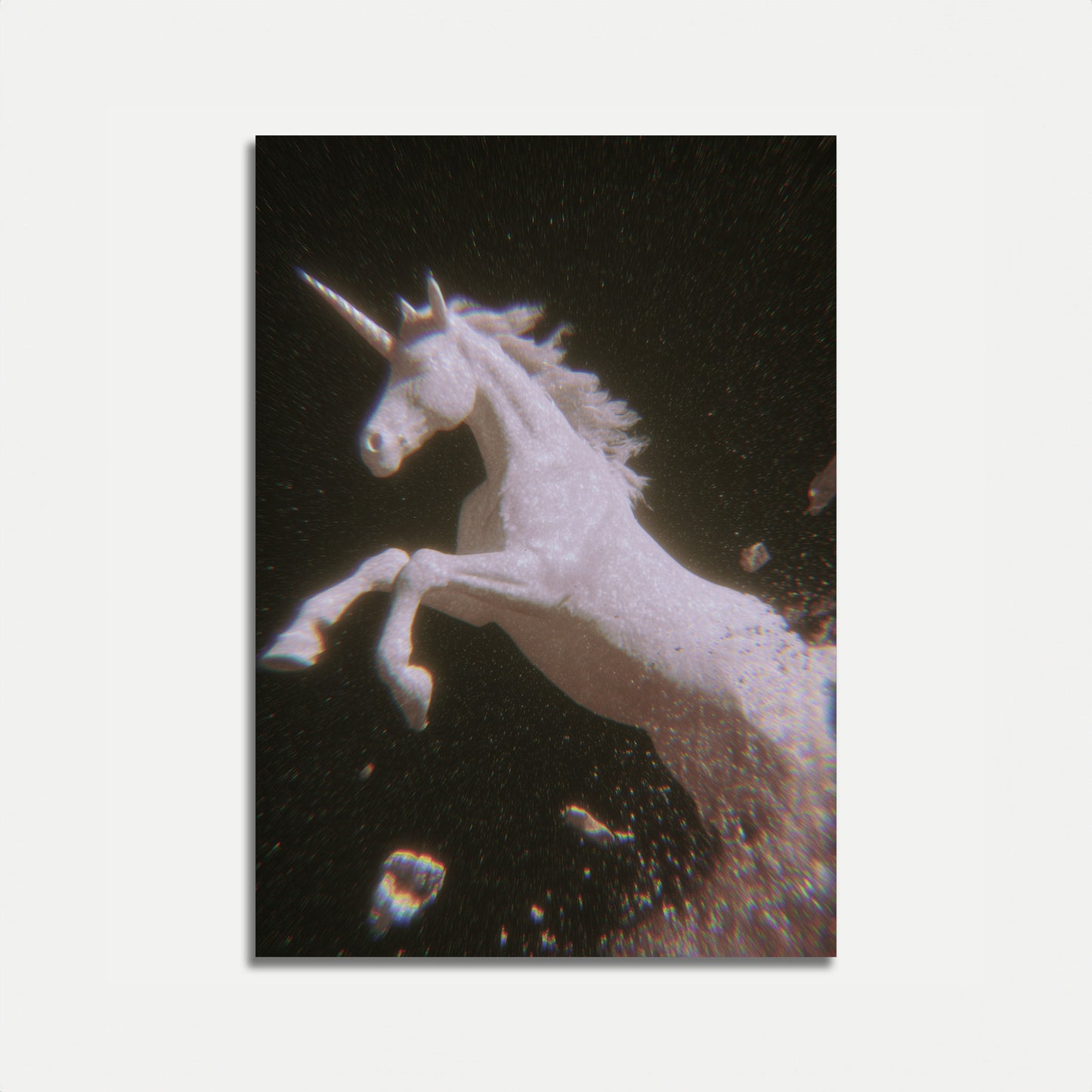 Ethereal Cosmic Unicorn Poster