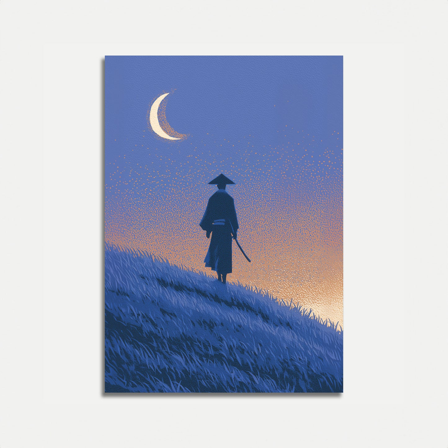 Plakat Samuraja pod Gwiazdistą Nocą