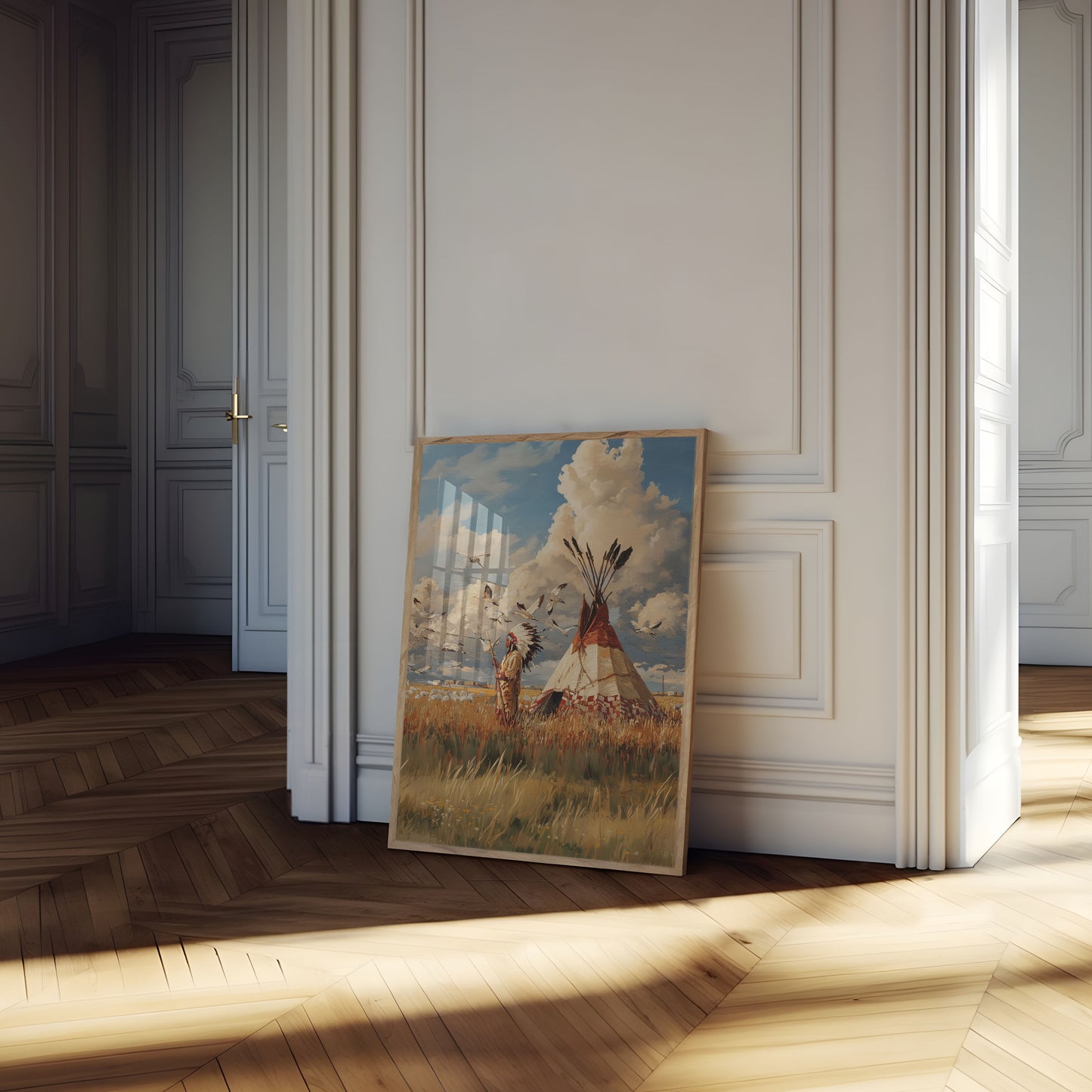 Prairie Spirit Native American Poster