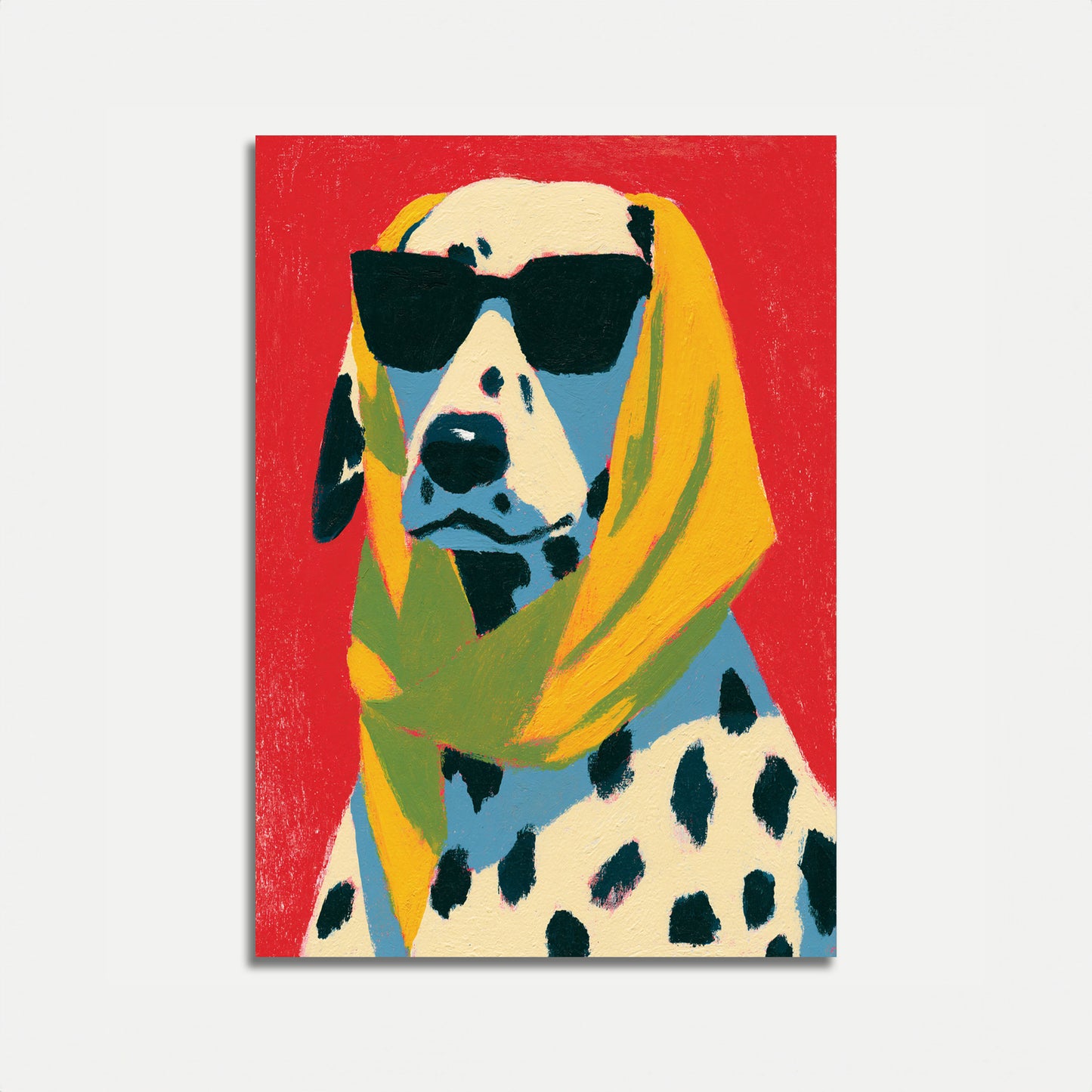 Cool Dog with Sunglasses Poster