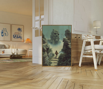 Ancient Explorer Adventure Poster