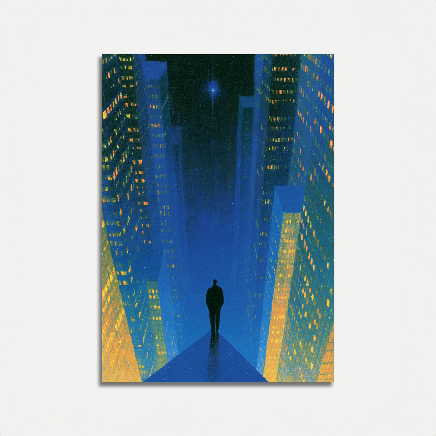 Solitudine Urbana nel Poster della Città