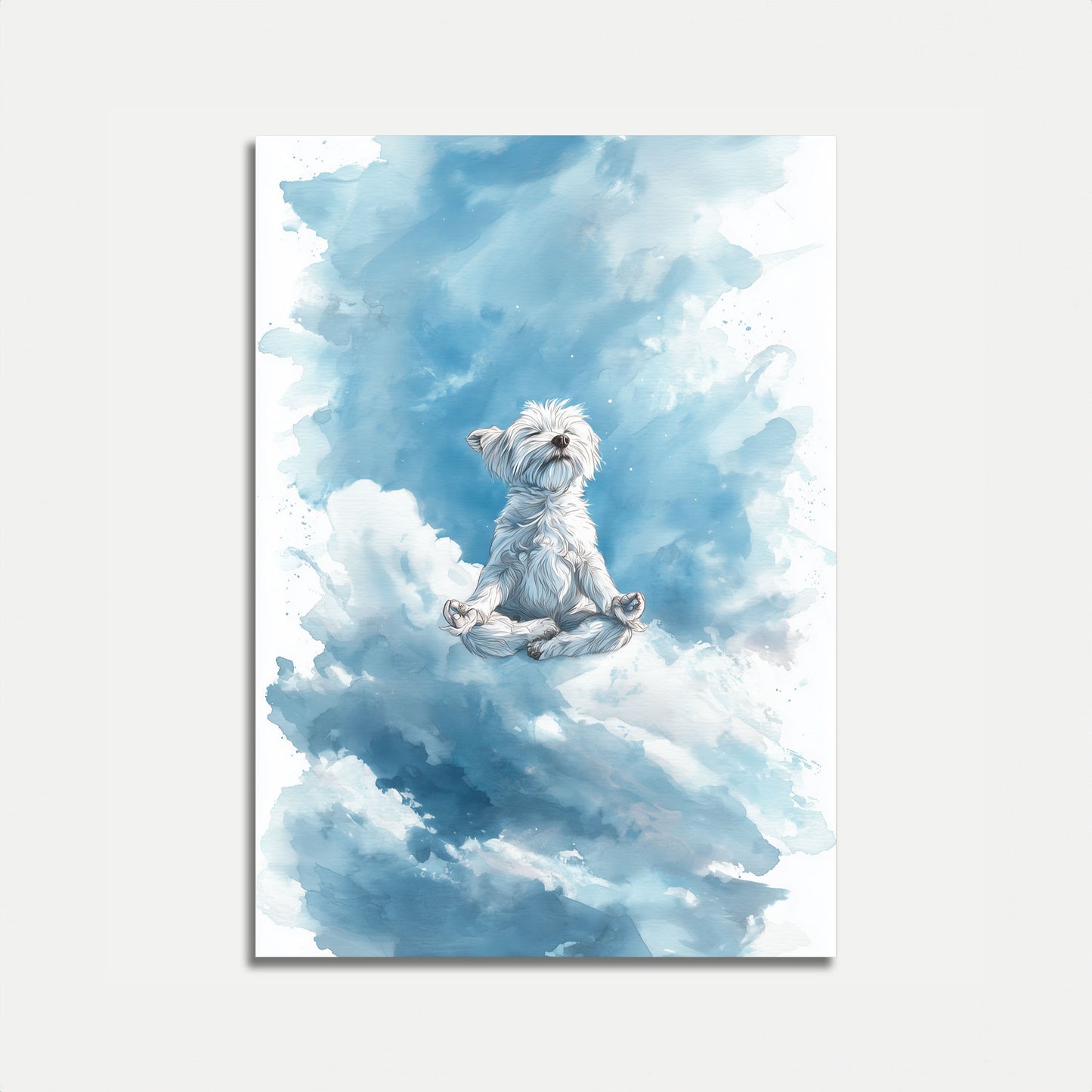 Zen Hund Meditasjon Plakat