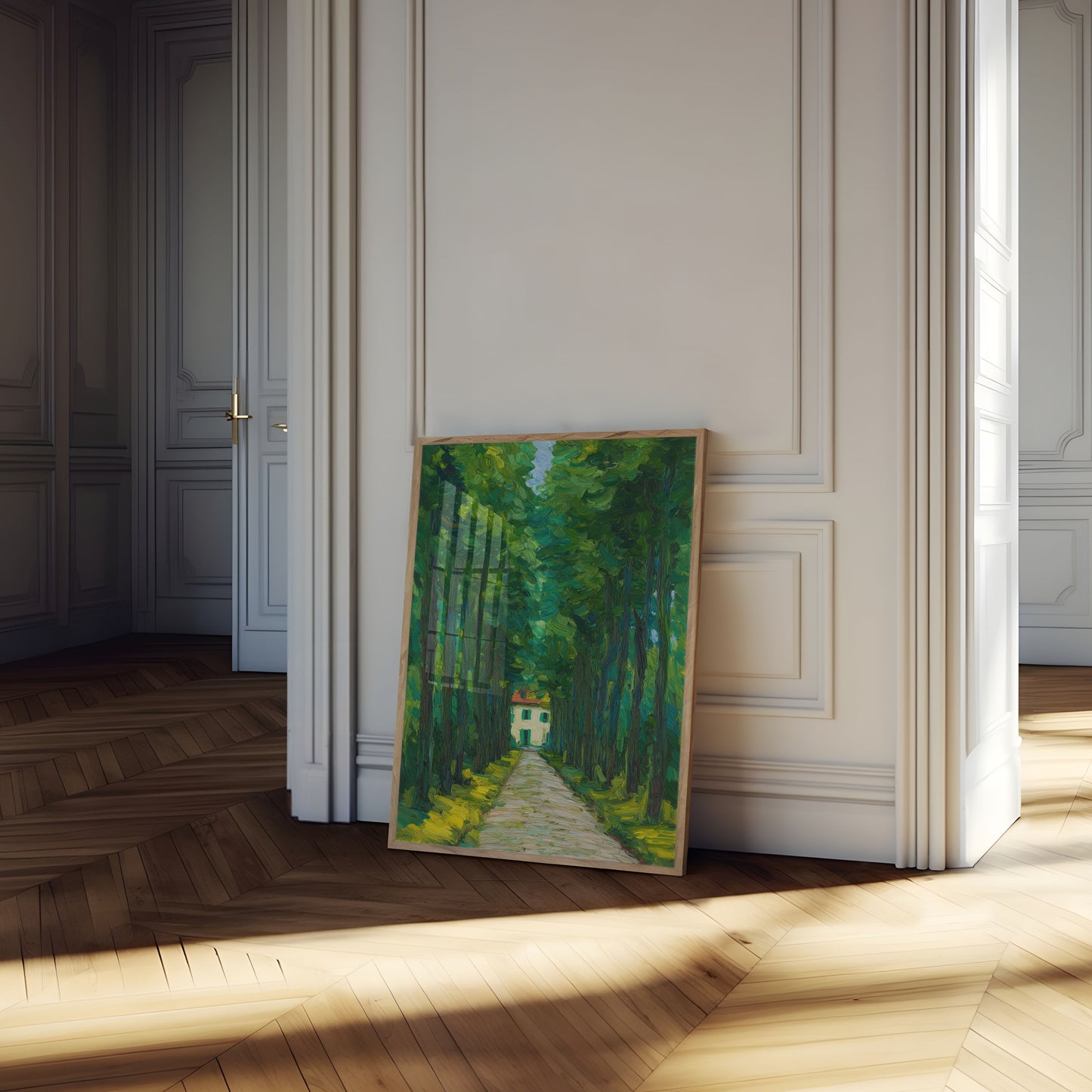 Emerald Forest Path Poster