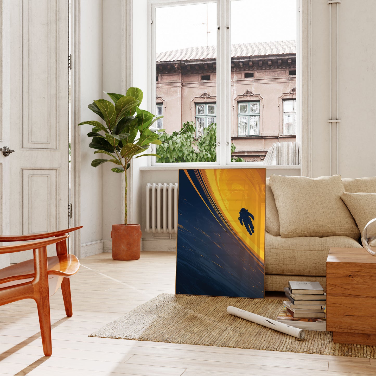 Cosmic Journey Astronaut Poster