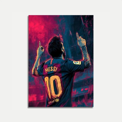 Messi Barcelona Legende Poster