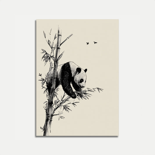 Bamboo Forest Panda Poster