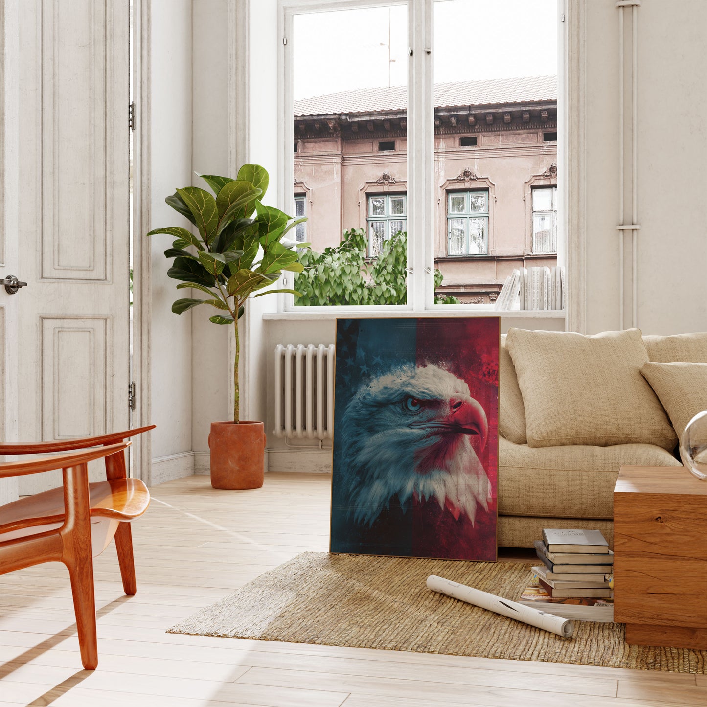 Divided Eagle Spirit Poster