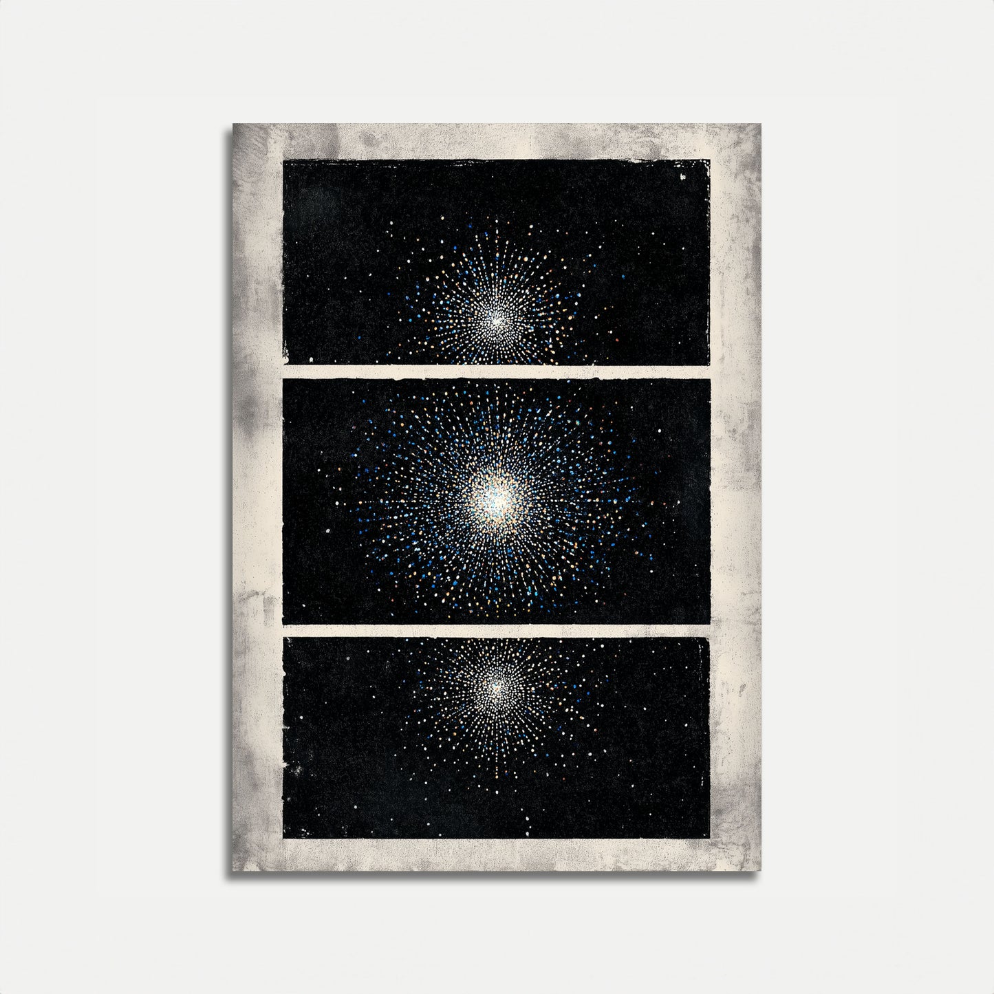Kosmisk Starburst-eksplosjon plakat