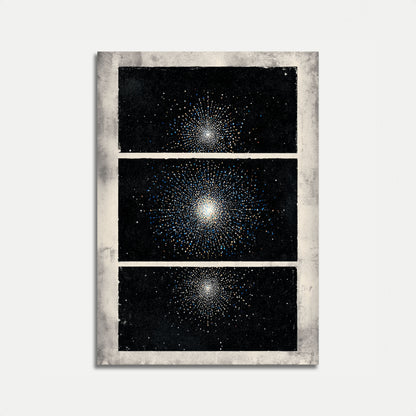 Kosmisk Starburst-eksplosjon plakat