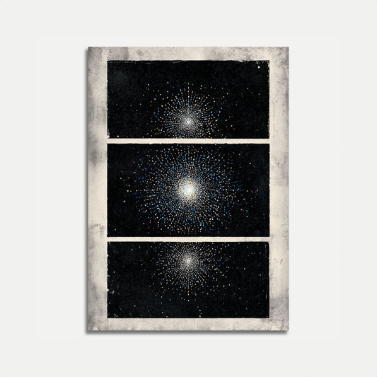 Kosmisk Starburst-eksplosjon plakat