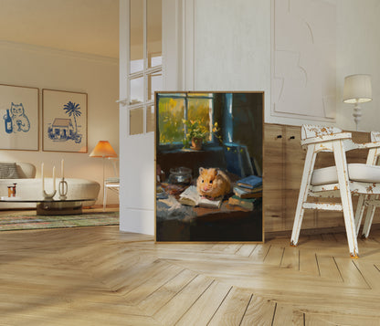 Pilný Křeček na Plakátu ke Čtení