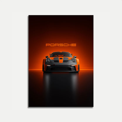 Porsche GT3 RS Orange Beast Poster