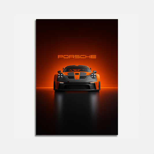 Porsche GT3 RS Orange Beast Poster