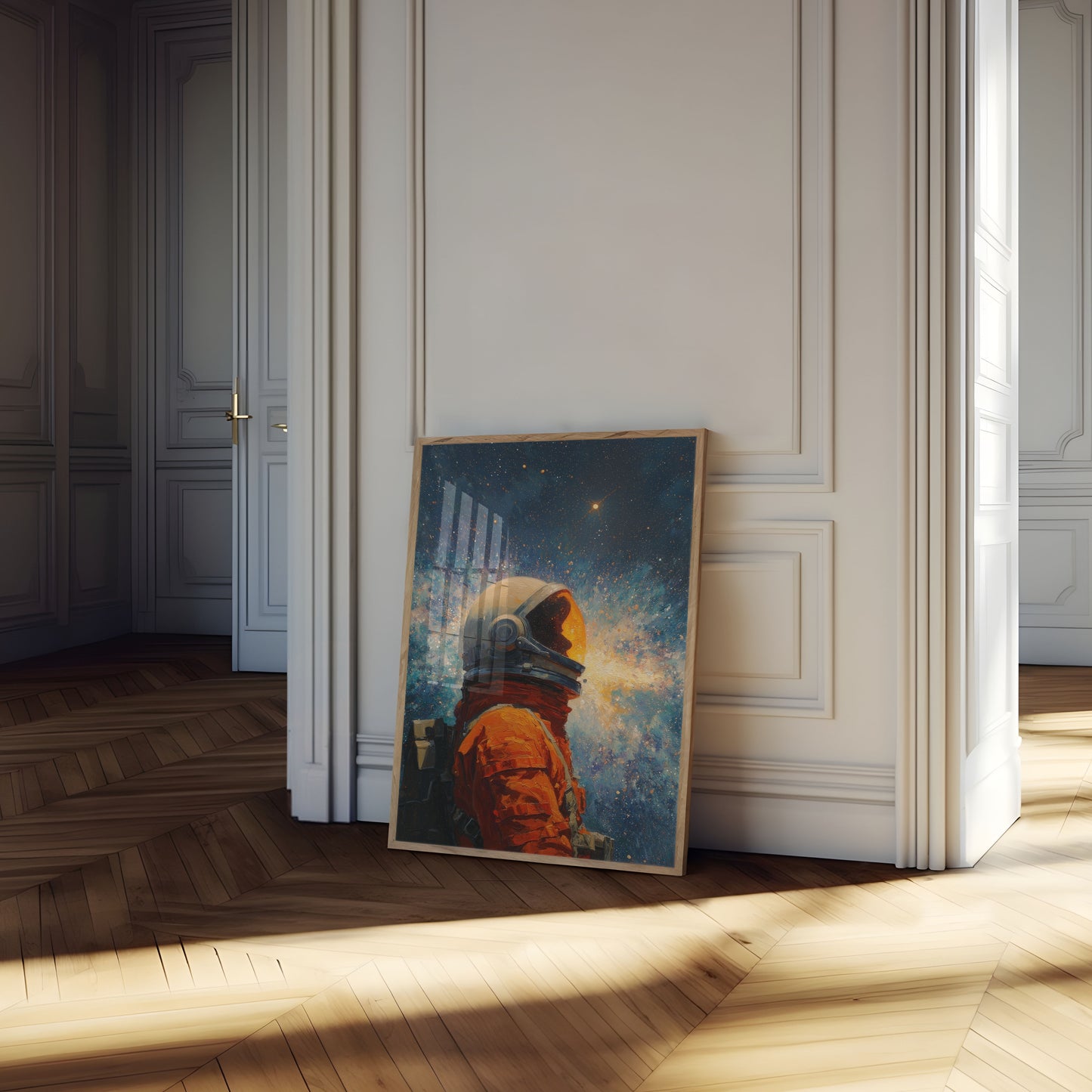 Cosmic Solitude Astronaut Poster