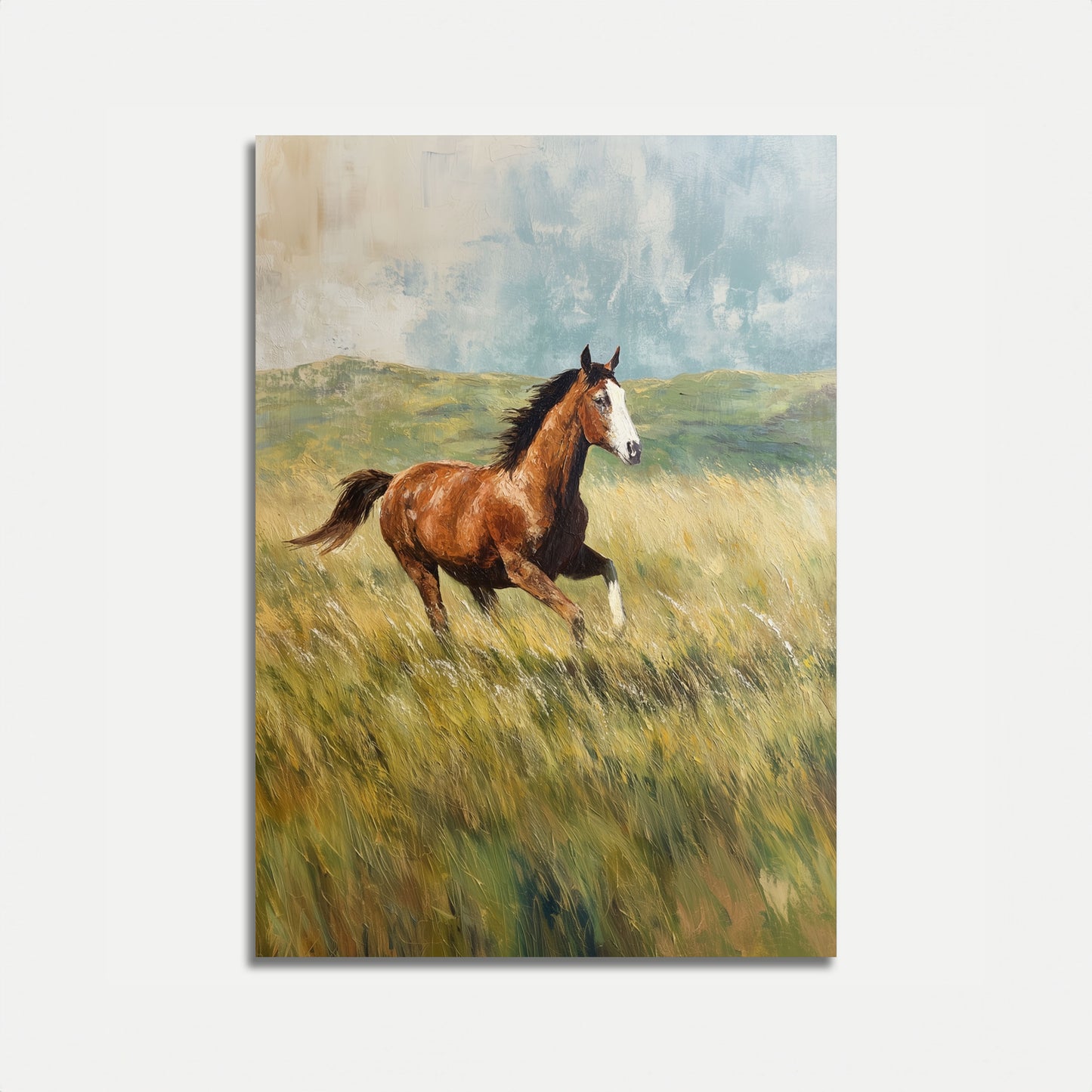 Wild Stallion Freedom Poster