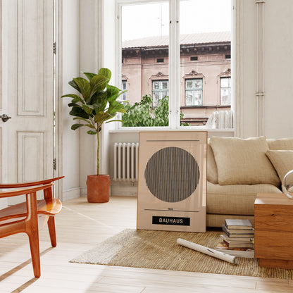 Geometric Bauhaus Minimalist Poster