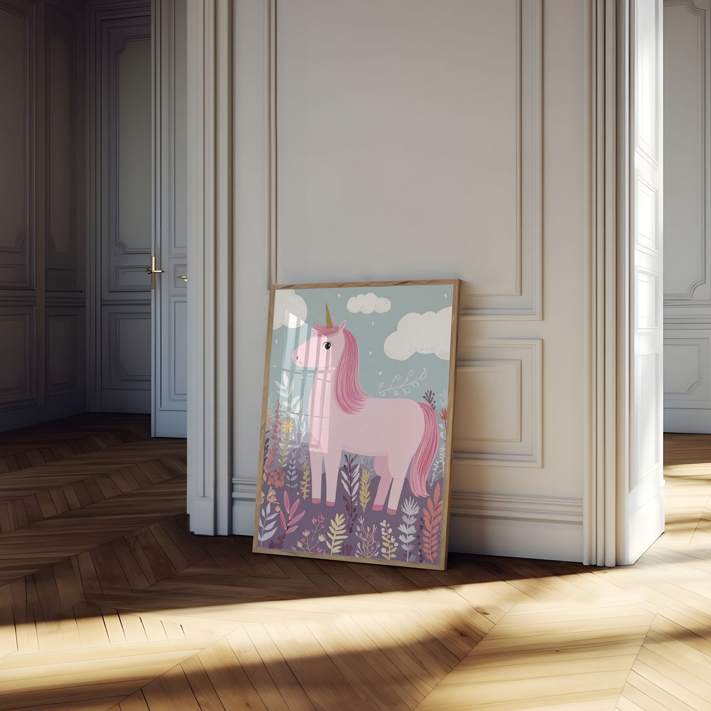 Magical Pink Unicorn Poster