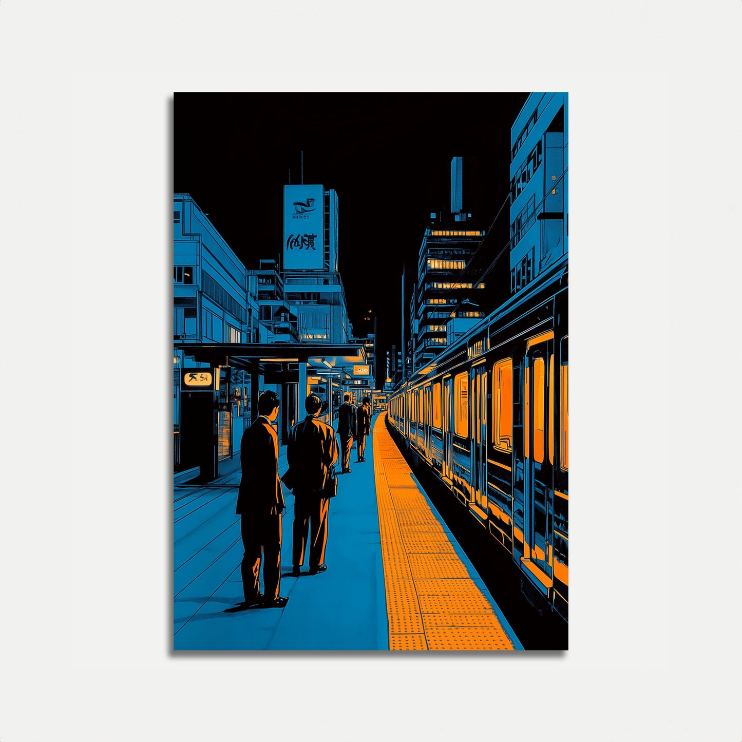 Tokyo Midnight Transit Poster